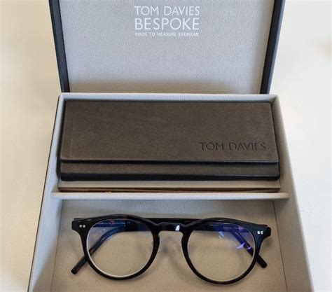 tom davies bespoke eyewear.